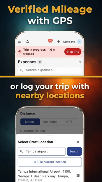 GPS Mileage Tracking